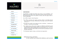 Tablet Screenshot of malaney.com